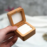 Wood Jewelry Box Wedding Ring Earring Organizer Box Gift Box