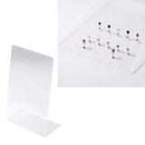 Clear Acrylic Earring Display Holder Jewelry Retail Rack