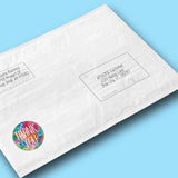 1inch Beauty Flower Thank You Stickers - Gift Packaging Decorations Labels
