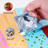 10Pcs Star Aluminum Plastic Gift Bags 25x16.5cm