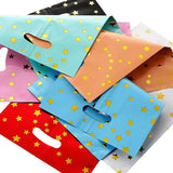 10Pcs Star Aluminum Plastic Gift Bags 25x16.5cm