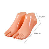 Plastic Feet Model Shoes Socks Sandal Shaper Tool Female Mannequin Foot Display
