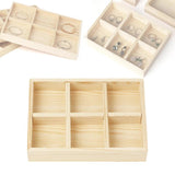 Jewelry Display Tray Case Beads Holder GemstBangles Stackable