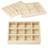 Jewelry Display Tray Case Beads Holder GemstBangles Stackable
