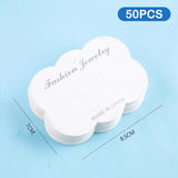 50PCS Brown Clouds Paper Card Hair Accessories Display Card DIY Hair Clip Packag