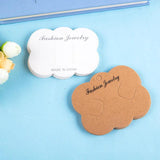 50PCS Brown Clouds Paper Card Hair Accessories Display Card DIY Hair Clip Packag