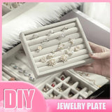 Soft Velvet Jewelry Ring Display Organizer Box - Hot Sales!