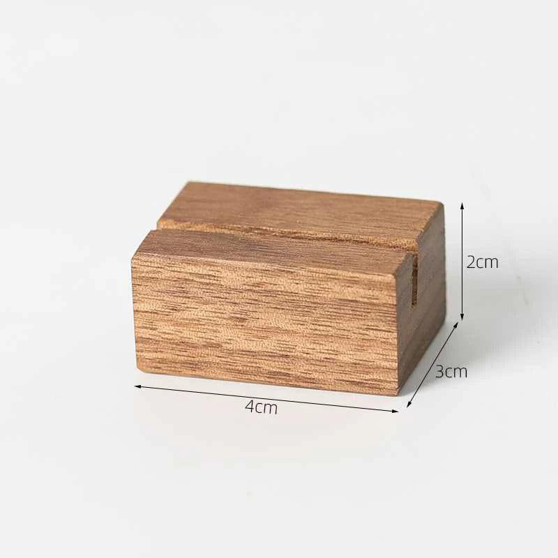 Wooden Ring Holder Walnut Earring Display Stand Jewelry Organizer