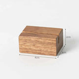 Wooden Ring Holder Walnut Earring Display Stand Jewelry Organizer