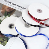 45m Small English Letters Polyester Ribbon for Bouquet Flowers DIY