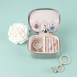 Portable Jewelry Box Display Storage Case Holder for Rings