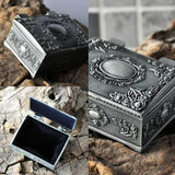 Vintage Treasure Chest Jewelry Box Storage Case Etui
