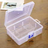 1PC Transparent Component Screw Storage Box Jewelry Display Plastic Container