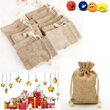 Linen Cotton Drawstring Bag Jewelry Bag Decorative Bags
