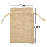 Linen Cotton Drawstring Bag Jewelry Bag Decorative Bags