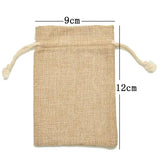 Linen Cotton Drawstring Bag Jewelry Bag Decorative Bags