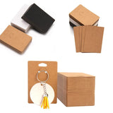 50pcs Key Fob Display Stand Holder Keychain Packaging