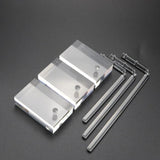Clear Acrylic Earring Display Stand Set of 3 L Shape Jewelry Holder