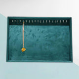 Stackable Jewelry Tray Organizer with Elegance Wooded Storage