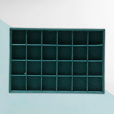 Stackable Jewelry Tray Organizer with Elegance Wooded Storage