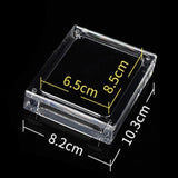 Transparent Acrylic Jewelry Box Antioxidant Treasure Stone Storage Box