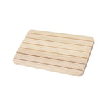 Wooden Earring Rings Storage Board with Groove Large Capacity