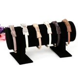 Bright Hair Band Display Rack 50x11cm Grey Red Headwear T Bar