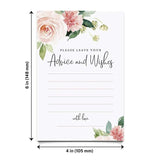 Wedding Dinner Table Thank You Cards, 10x15cm, Writable, Small Business Decor