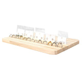 Wooden Earring Rings Storage Board Display Organizer Holder