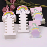 50pcs Long Paper Card Slots Cardboard Holder for Jewelry Hairwear Packaging