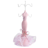 Earring Display Rack Princess Dress Necklace Stand Holder