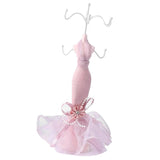 Earring Display Rack Princess Dress Necklace Stand Holder