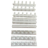 9 Pcs Adhesive Wall Mount Jewelry Hooks Holder Storage Set