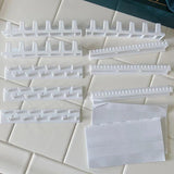 9 Pcs Adhesive Wall Mount Jewelry Hooks Holder Storage Set