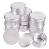 12Pcs 80ml Round Aluminium Tin Cans for Crafts Storage