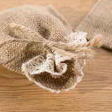 5Pcs/Lot 10x15cm Lace Jute Bags for Storage Dry Flower Sachets