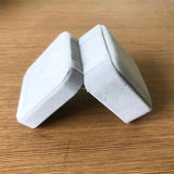 Wedding Ring Storage Box Grey Velvet 7*7*4cm