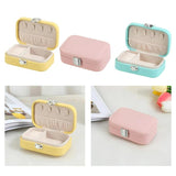 Travel Jewelry Organizer PU Leather Jewelry Box Holder Case
