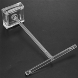 2Pcs Acrylic Earring Holders T-Bar Jewelry Display Stand Tree