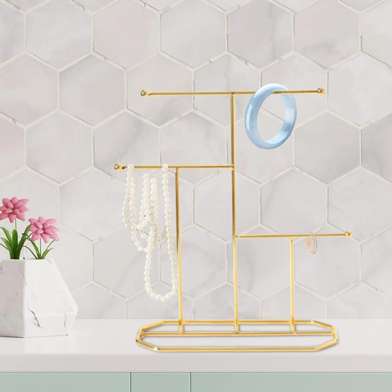 Necklace Jewelry Rack Holder Organizer Hanging Holder for Tabletop