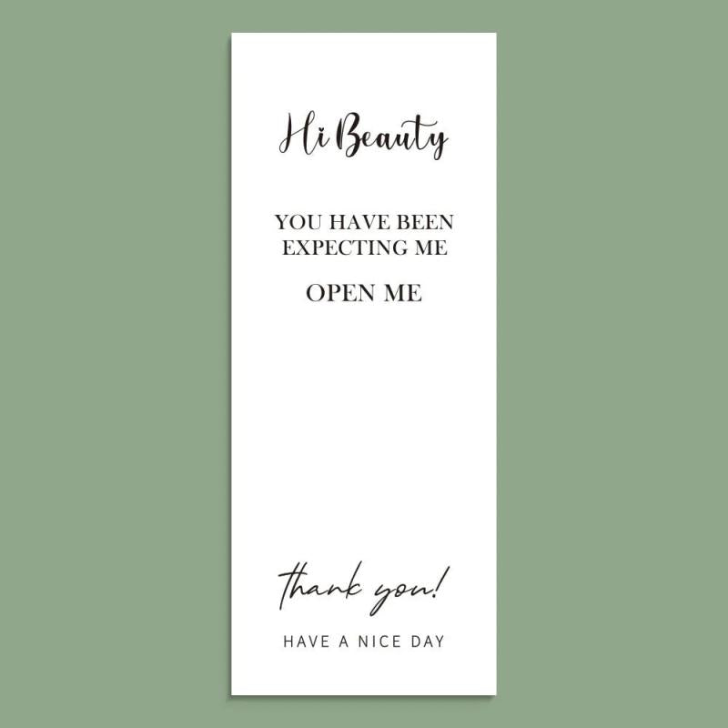 Nice To Meet You Too Sticker Seal Label Thank You 20-50pcs