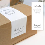 Nice To Meet You Too Sticker Seal Label Thank You 20-50pcs