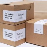 Nice To Meet You Too Sticker Seal Label Thank You 20-50pcs