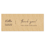 Nice To Meet You Too Sticker Seal Label Thank You 20-50pcs