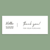 Nice To Meet You Too Sticker Seal Label Thank You 20-50pcs