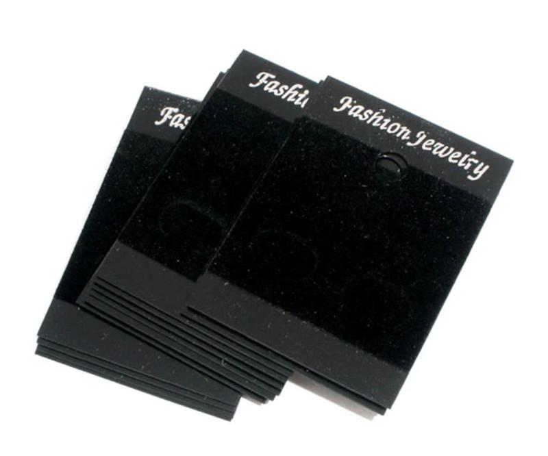 50PCs Earrings Display Cards Jewelry Packaging 52x37mm