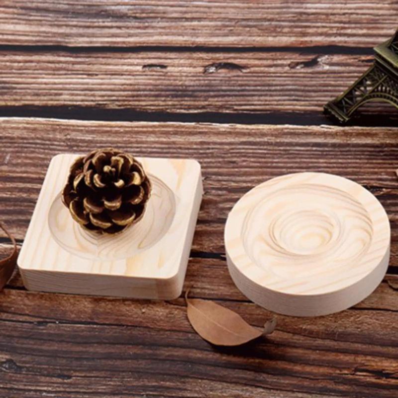 Wooden Jewelry Display Tray Bracelet Holder Stand for Retail Store
