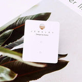 50pcs Paper Earring Cards Jewelry Display Packing Ornament Labels