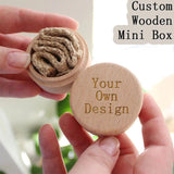 Personalized Wooden Ring Box for Wedding