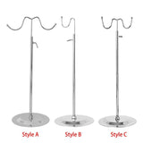 Adjustable Hanging Bag Rack with Stable Base Stand